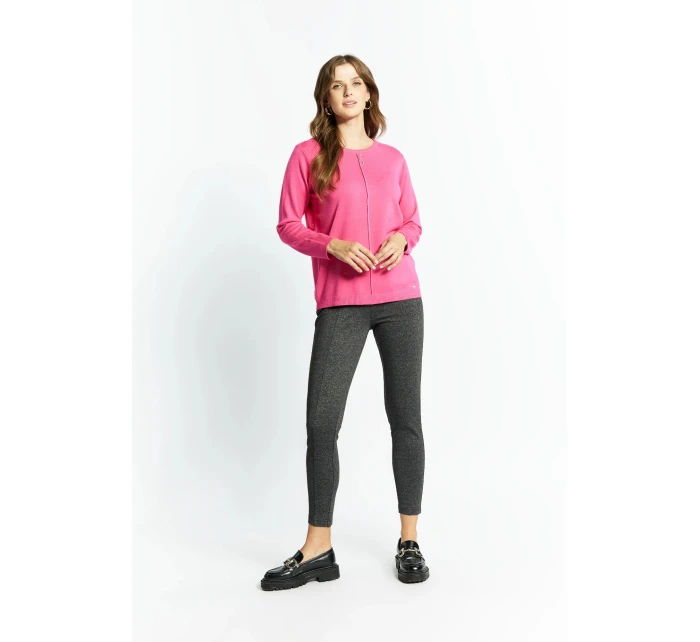 Dámsky sveter QNS0390-004 Dark Pink - Monnari