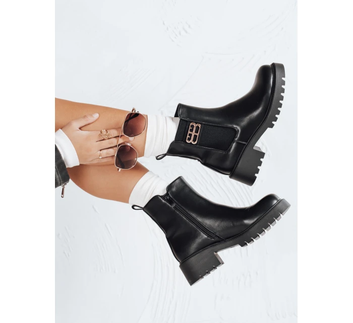 Dámské černé kozačky model 21992319 - Dstreet