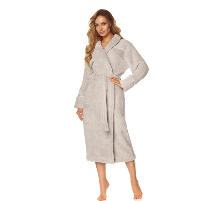 Dlhý dámsky župan L & L 2084 satyna Dlhý dámsky župan L & L 2084 satyna