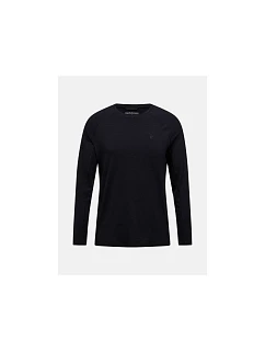 Termotričko PEAK PERFORMANCE Magic Crew Wool-blend Baselayer Men, čierne