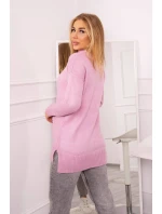 Stojanový sveter fialový