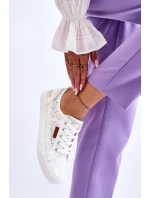 Dámské Krajkové Tenisky BIG STAR model 21546365 Bílé - Big Star Shoes