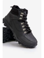 Ocieplane Buty Trekkingowe Męskie Czarne Loreinae