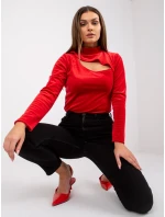 Halenka DHJ BZ model 17041705 červená - FPrice Halenka DHJ BZ model 17041705 červená - FPrice