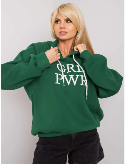 Mikina EM BL 651/3.39X tmavo zelená