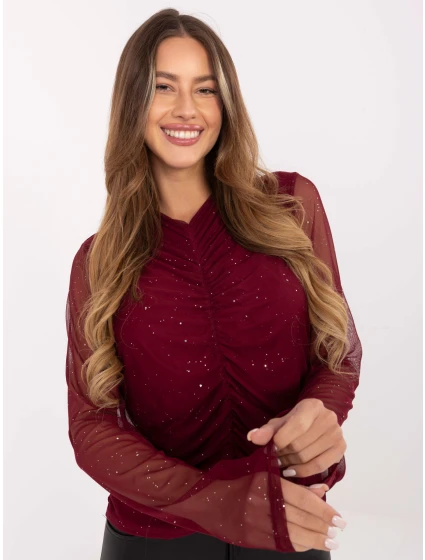 Bluzka IT BZ model 21480366 bordowy - FPrice
