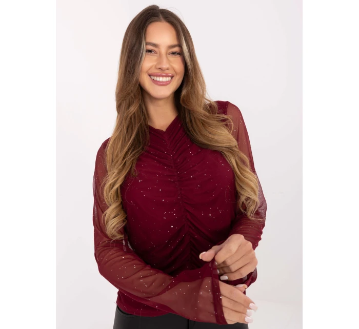 IT BZ blúzka 20167.86 bordová IT BZ blúzka 20167.86 bordová