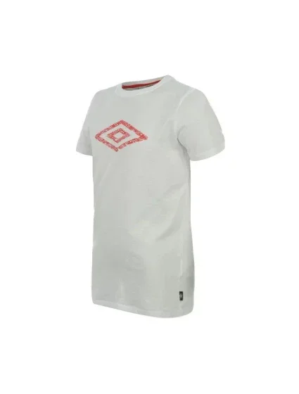 Umbro Cotton Logo T Shirt Boys White - Biela / 11-12 - Umbro
