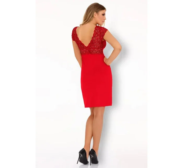 Vzrušujúca červená košieľka Crossina - LivCo Corsetti