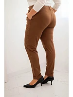 Dámske nohavice 35011 hnedé - Zentex