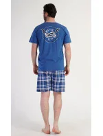 Pánske pyžamové šortky Motocykel