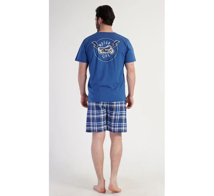 Pánske pyžamové šortky Motocykel