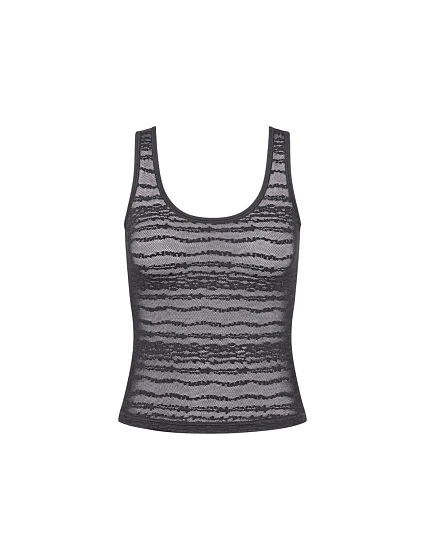 sloggi FREE Evolve Tank Top Lace - BLACK - SLOGGI BLACK - SLOGGI