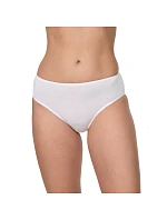 Dámske nohavičky s vysokým strihom 2 ks NUR DIE COTTON MIDISLIP 2x - NUR DIE - biela