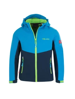 Trollkids Detská softshellová bunda Kristiansand Jacket blue/ navy (320-117)