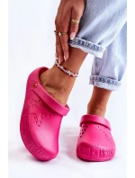 Dámské světlé pantofle Big Star model 21593831 fuchsie - Big Star Shoes