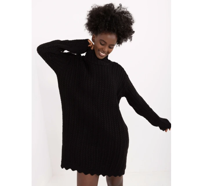 Sukienka BA SK model 21055348 czarny - FPrice Sukienka BA SK model 21055348 czarny - FPrice