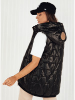COLINE dámska prešívaná vesta čierna Dstreet TY4116