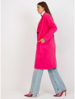 Dámsky kabát TW EN BI-7298-1.15 tmavo ružový - Och Bella