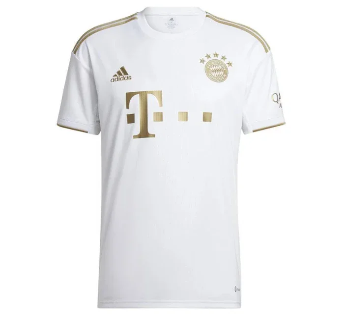 Pánske tričko FC Bayern JSY M HI3886 White with gold - Adidas