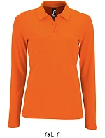 SOL'S Perfect LSL Women Dámske piqué polo s dlhým rukávom 25.2083 oranžové SOL'S Perfect LSL Women Dámske piqué polo s dlhým rukávom 25.2083 oranžové