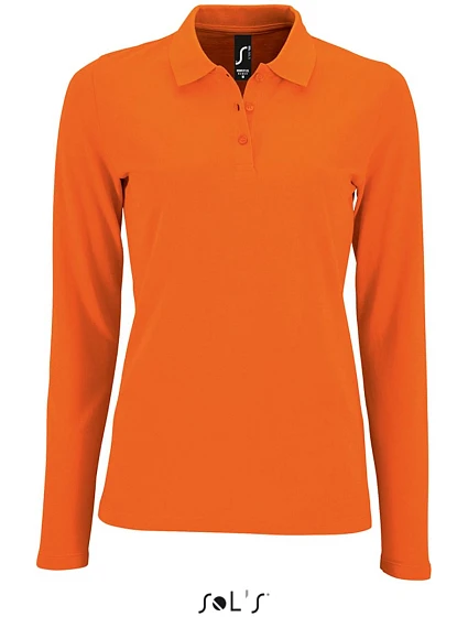 SOL'S Perfect LSL Women Dámske piqué polo s dlhým rukávom 25.2083 oranžové SOL'S Perfect LSL Women Dámske piqué polo s dlhým rukávom 25.2083 oranžové