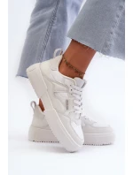 Sneakersy Damskie Big Star NN274357 Memory Foam System Białe