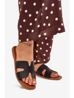 Dámské Ploché Sandály S Černé model 21704403 - Boto