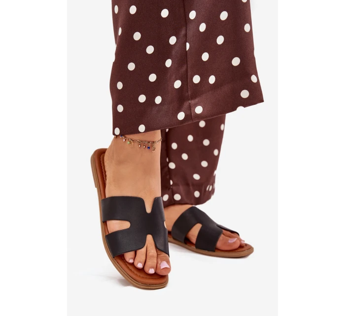 Dámské Ploché Sandály S Černé model 21704403 - Boto