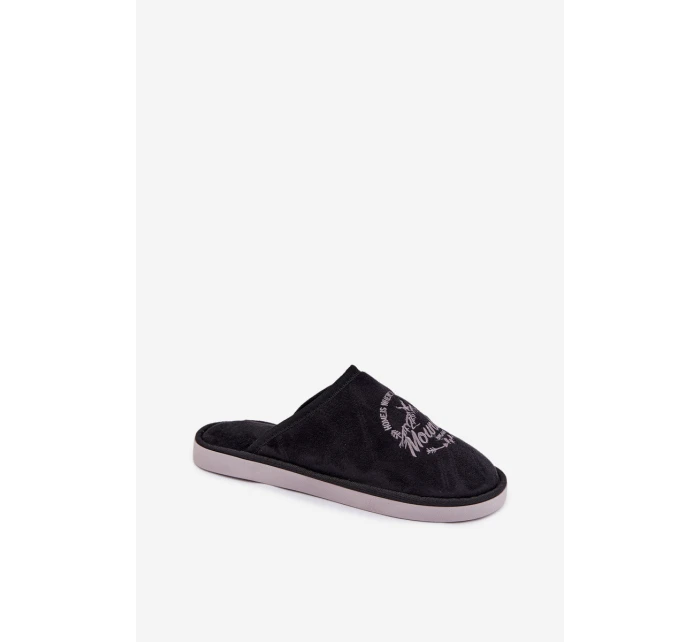 Pánské Černé Pantofle model 21793959 - Boto