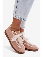 Dámské tenisky s krajkou růžové model 22107030 - Boto