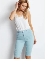 Spodnie model 21121713 mietowy - FPrice Spodnie model 21121713 mietowy - FPrice