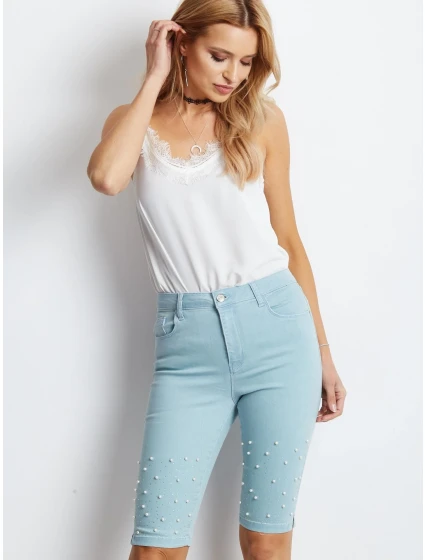 Spodnie model 21121713 mietowy - FPrice Spodnie model 21121713 mietowy - FPrice