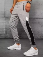 Pánské světle šedé teplákové kalhoty Dstreet model 21963035 - FashionStreet