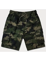 Pánske khaki šortky moro (8K282-29) Pánske khaki šortky moro (8K282-29)