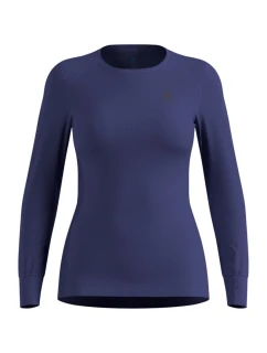 Odlo BL TOP s dlouhým rukávem a výstřihem ACTIVE WARM spodní prádlo velikost L Blue
