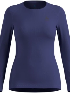 Odlo BL TOP s dlhým rukávom a výstrihom ACTIVE WARM spodná bielizeň veľkosť L Blue