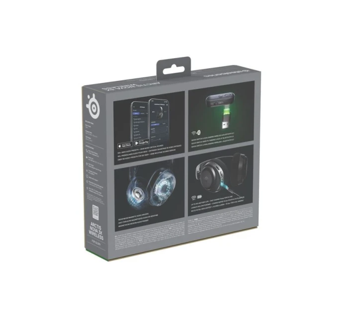 Nova 3X Bezdrátová sluchátka pro černá model 21716741 - Steelseries