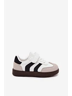 Detské tenisky na suchý zips z imitácie kože Ronja