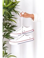 Damskie Trampki Big Star Gumowy Nosek Białe DD274336