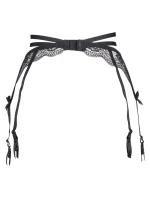 Podväzkový pás Plus Size V-8692 čierna - Axami