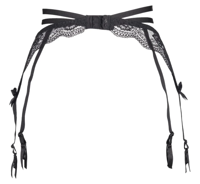 Podväzkový pás Plus Size V-8692 čierna - Axami