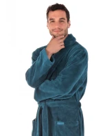 Unisex župan se šálovým límcem TAMPA 2149 model 18020345 petrolejová - Vestis