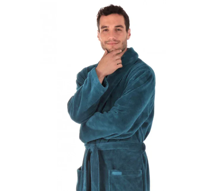 Unisex župan se šálovým límcem TAMPA 2149 model 18020345 petrolejová - Vestis