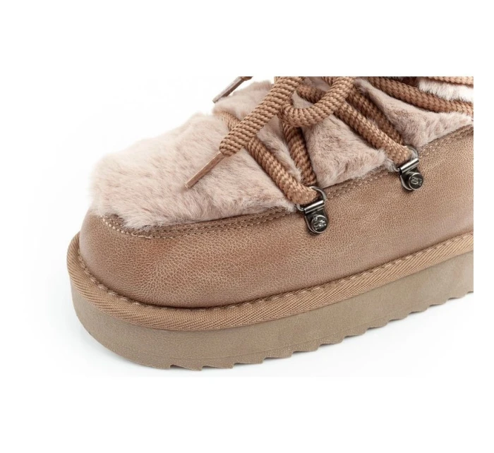 snow boots winter fashion  brown high dámské model 21395346 - D.Franklin