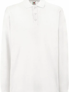 Premium Polo LSL Piqué polo s dlouhým rukávem model 22456791 white - Fruit of the Loom