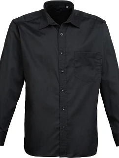 PR 200 Popelínová košile s dlouhým rukávem model 22474102 black - Premier