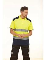 220 HiVis Piqué Polo hi vis model 22501623 - Yoko