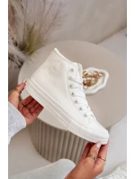 Dámské Zateplené Tenisky Z Eko Kůže Bílé Big Star model 21669546 - Big Star Shoes Dámské Zateplené Tenisky Z Eko Kůže Bílé Big Star model 21669546 - Big Star Shoes