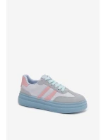 Dámské tenisky na platformě modré model 21997838 - Boto